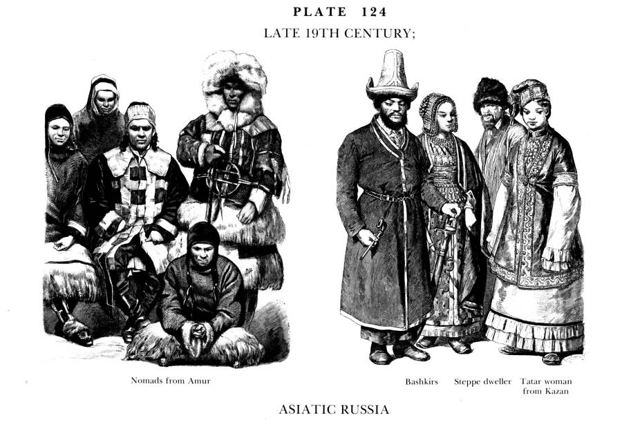 Planche 124b Fin du XIXe Siecle - Russie Asiatique - Late 19Th Century - Asiatic Russia.jpg